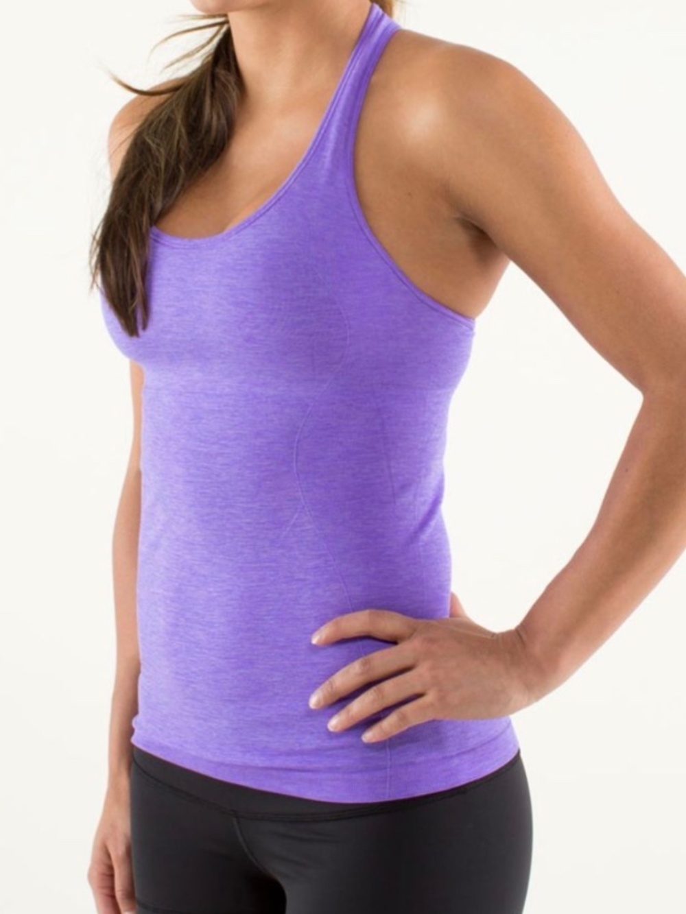Lululemon - Ebb & Flow Racerback Tank - Power Purple - Size 6